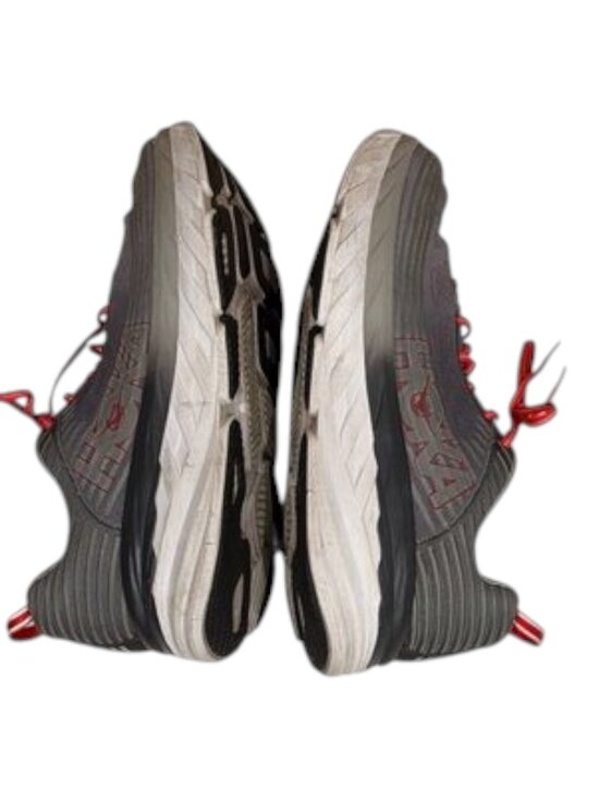 HOKA Bondi 6 Max Cushion Running Shoes Grey Alloy Steel Men’s 14 Comfort Trainer main image 13